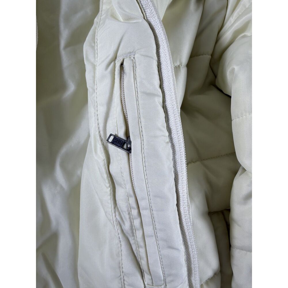 Abercrombie & Fitch Ivory Puffer Cozy Jacket Size Small - Picture 6 of 7